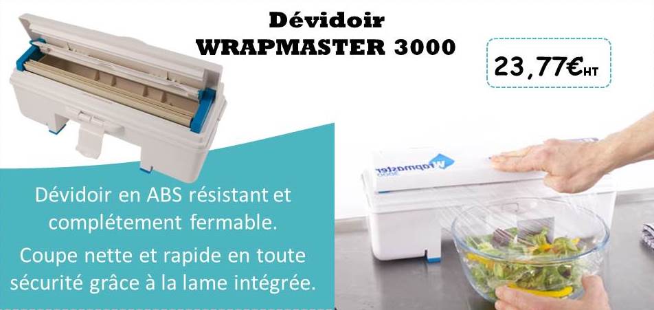 devidoir wrapmaster 3000 largeur 30 cm pro #